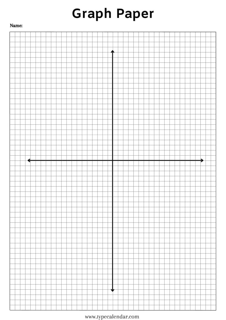 Printable Graph Paper Pdf: Your Guide to Accurate Measurements and Calculations