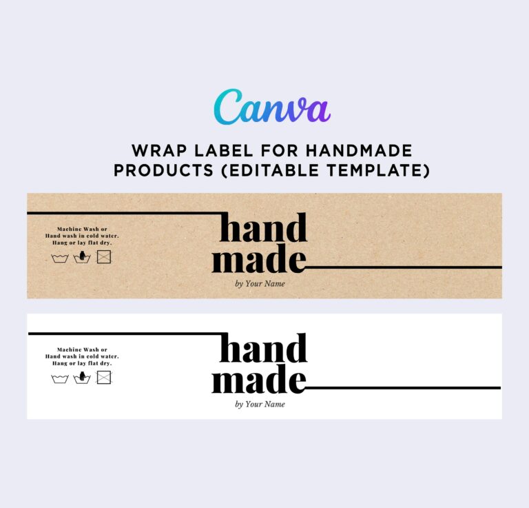 Printable Handmade Label Template: A Comprehensive Guide to Create and Customize
