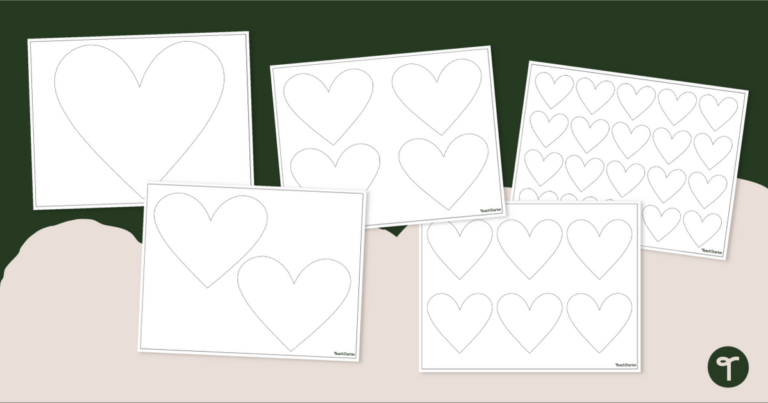 Printable Heart Template: A Versatile Tool for Creative Expressions