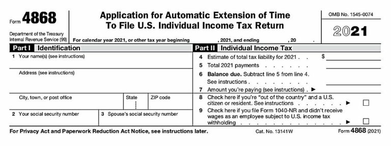 Printable IRS Form 4868: A Comprehensive Guide to Filing