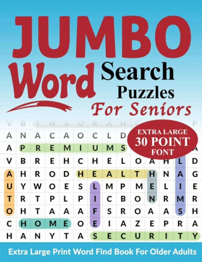 Printable Jumbo Word Search: A Comprehensive Guide to Puzzle-Solving Fun