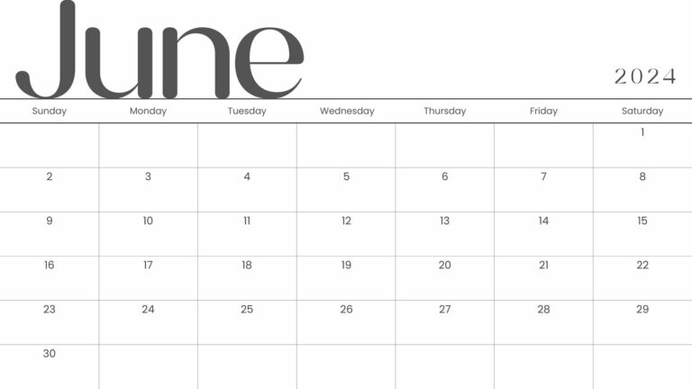 Printable June Calendar: A Guide to Customization, Organization, and Design