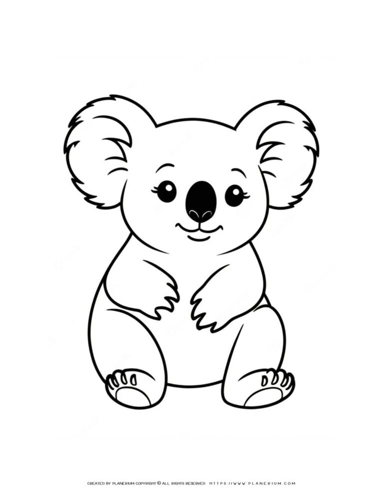 Printable Koala Coloring Pages: A Fun and Educational Activity for Kids