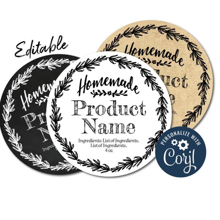 Printable Labels Round: Enhance Your Packaging and Branding