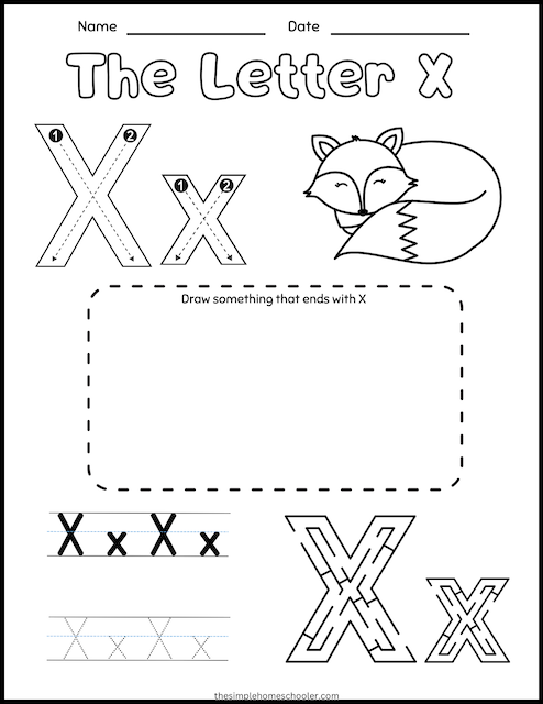 Printable Letter X Worksheets For Preschoolers: A Comprehensive Guide