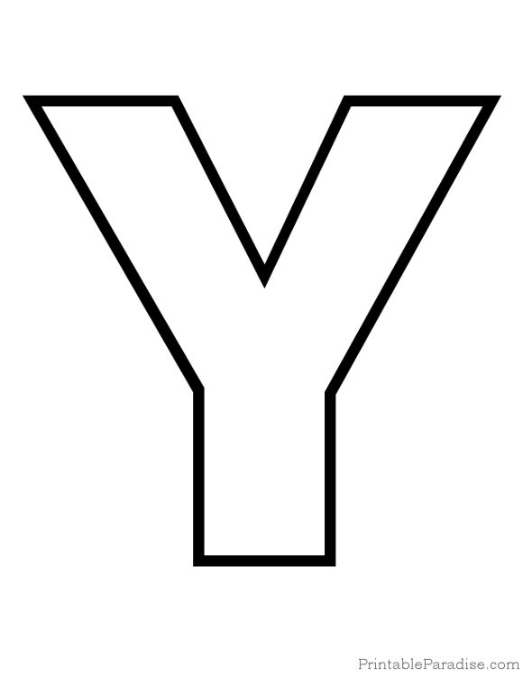 Printable Letter Y Template: Your Guide to Creating Eye-Catching Letters