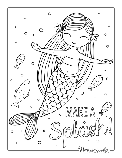 Printable Mermaids Coloring Pages: A Splash of Creativity and Wonder
