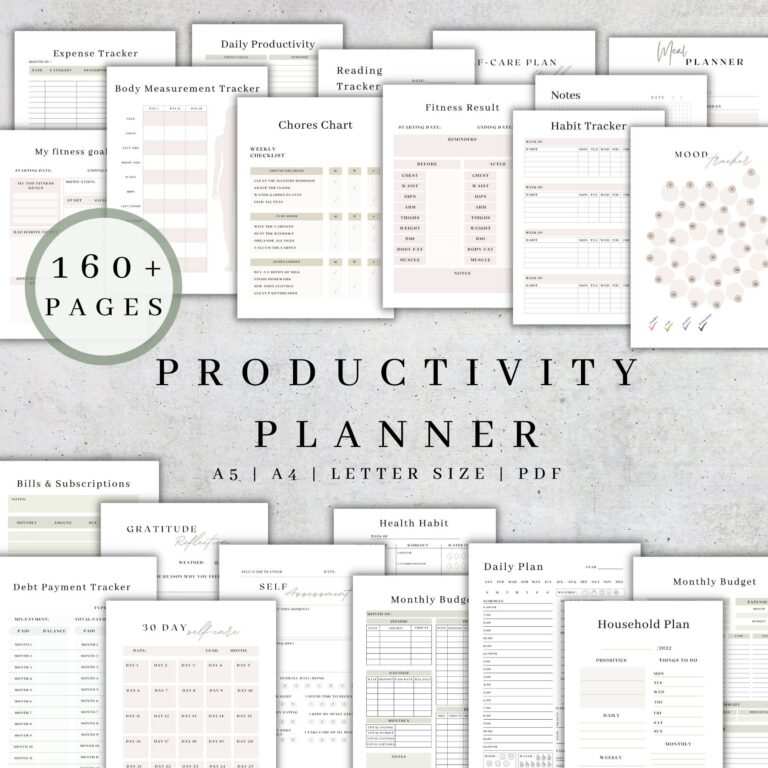 Printable Planner: The Ultimate Guide to Enhanced Organization and Productivity