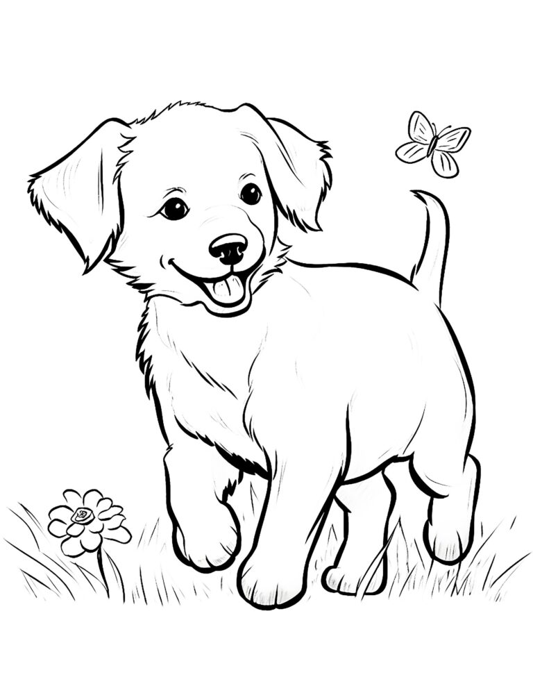 Printable Puppy Coloring Pictures: A Delightful Journey for Young Artists
