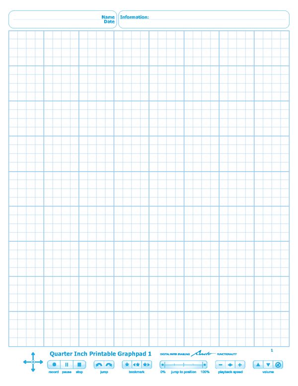 Printable Quarter Inch Graph Paper: A Versatile Tool for Precision and Design