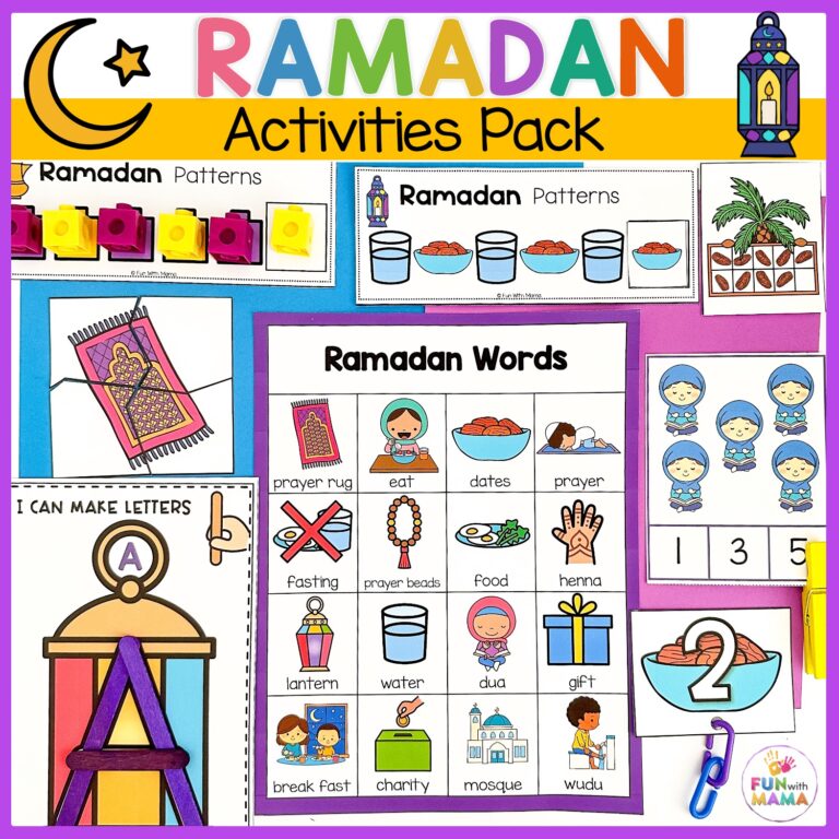 Printable Ramadan Worksheet: A Guide for Families and Children