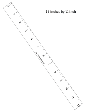 Printable Ruler With 1/4 Inch Marks: A Comprehensive Guide