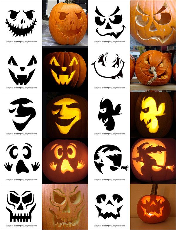 Printable Scary Pumpkin Carving Ideas for a Spooktacular Halloween