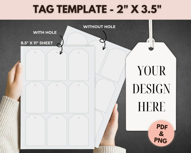 Printable Tag Outline: A Comprehensive Guide to Creating and Using Printable Tags