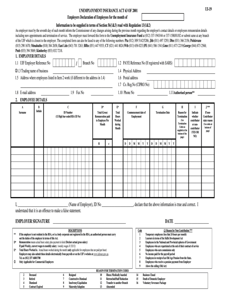 Printable UI19 Form: A Comprehensive Guide
