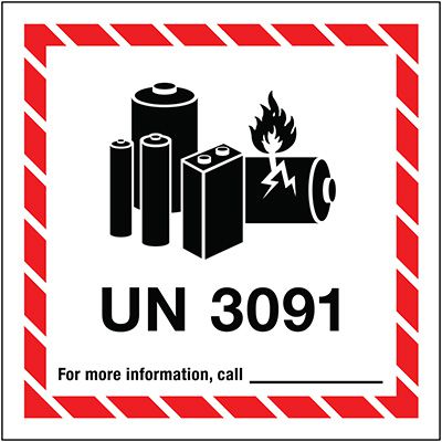 Printable UN3091 Labels: Essential for Compliance and Safety