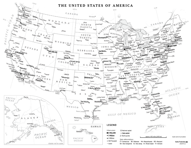 Printable US Map: Essential Guide to Dimensions, Formats, Features, and Customization