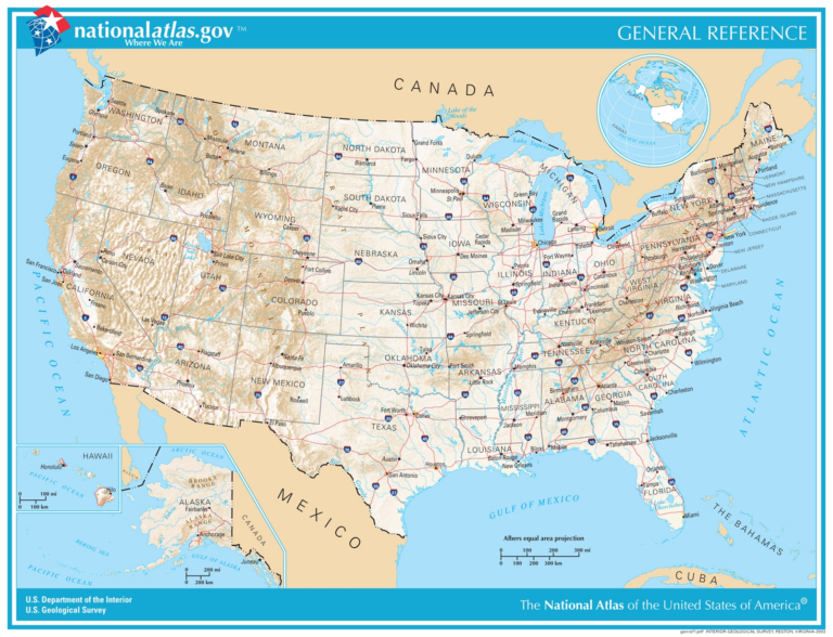 Printable US Map PDF: Your Comprehensive Guide to Navigating the Nation