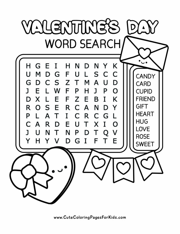 Printable Valentine Word Search Puzzles: A Fun and Educational Activity