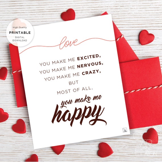 Printable Valentine’s Day Cards for Your Beloved Husband