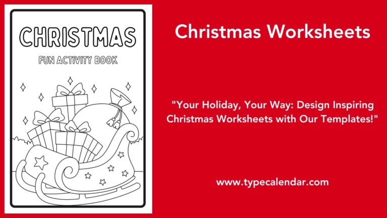 Printable Xmas Worksheets: Engage, Educate, and Celebrate the Festive Season