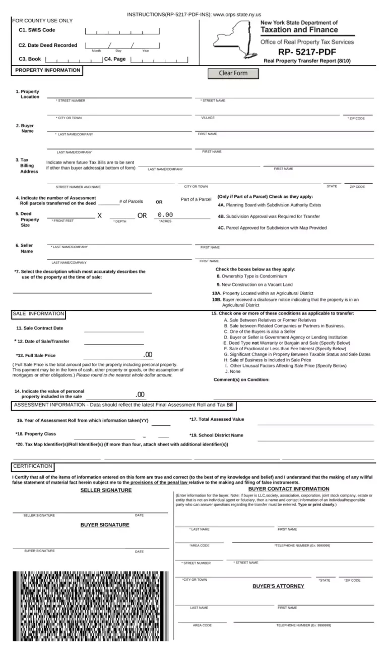 Rp 5217 Printable Form: A Comprehensive Guide