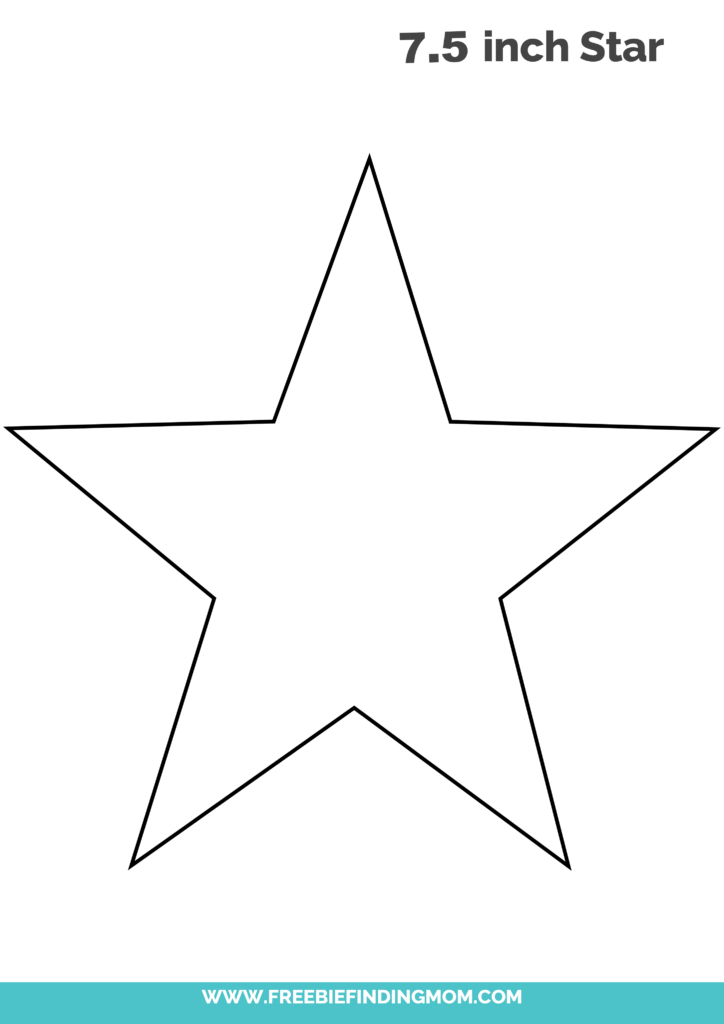 Star Template Printables: A Shining Resource for Your Creative Endeavors