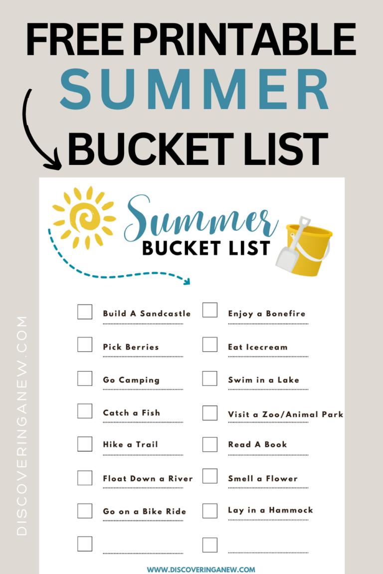 Summer Activities Printable Worksheet: A Guide to Endless Summer Fun