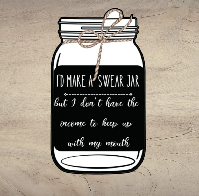 Swear Jar Label Printable: Creative and Customizable Labels for Your Foul-Mouthed Friends