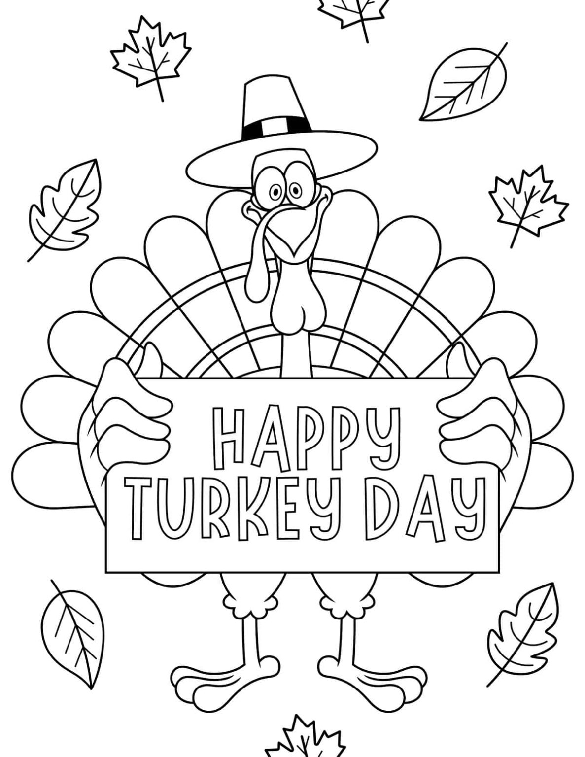 Thanksgiving 2025 Coloring Pages Printable Celebrate the Holiday with