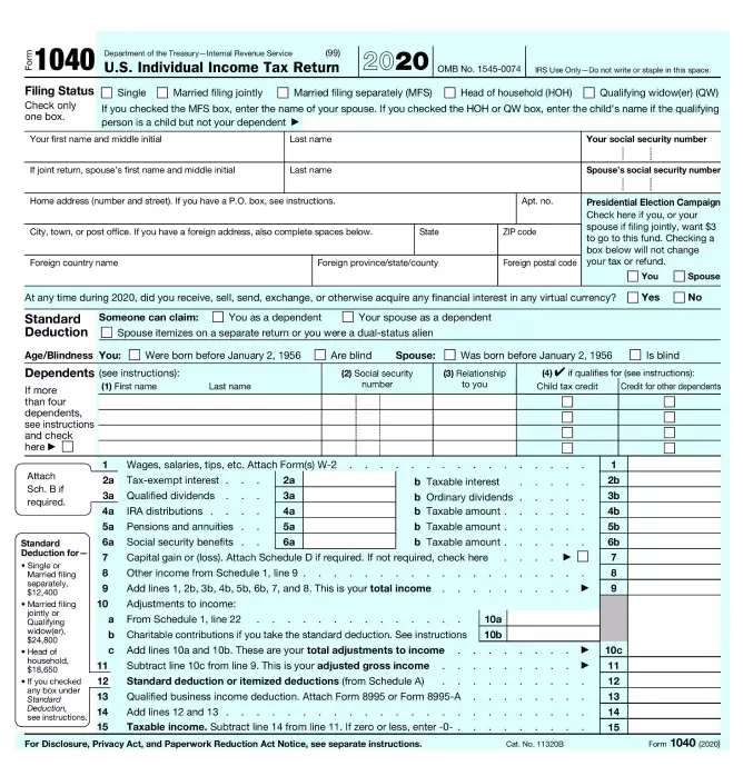 The 1040 Printable Form: A Comprehensive Guide to Filing Your Taxes