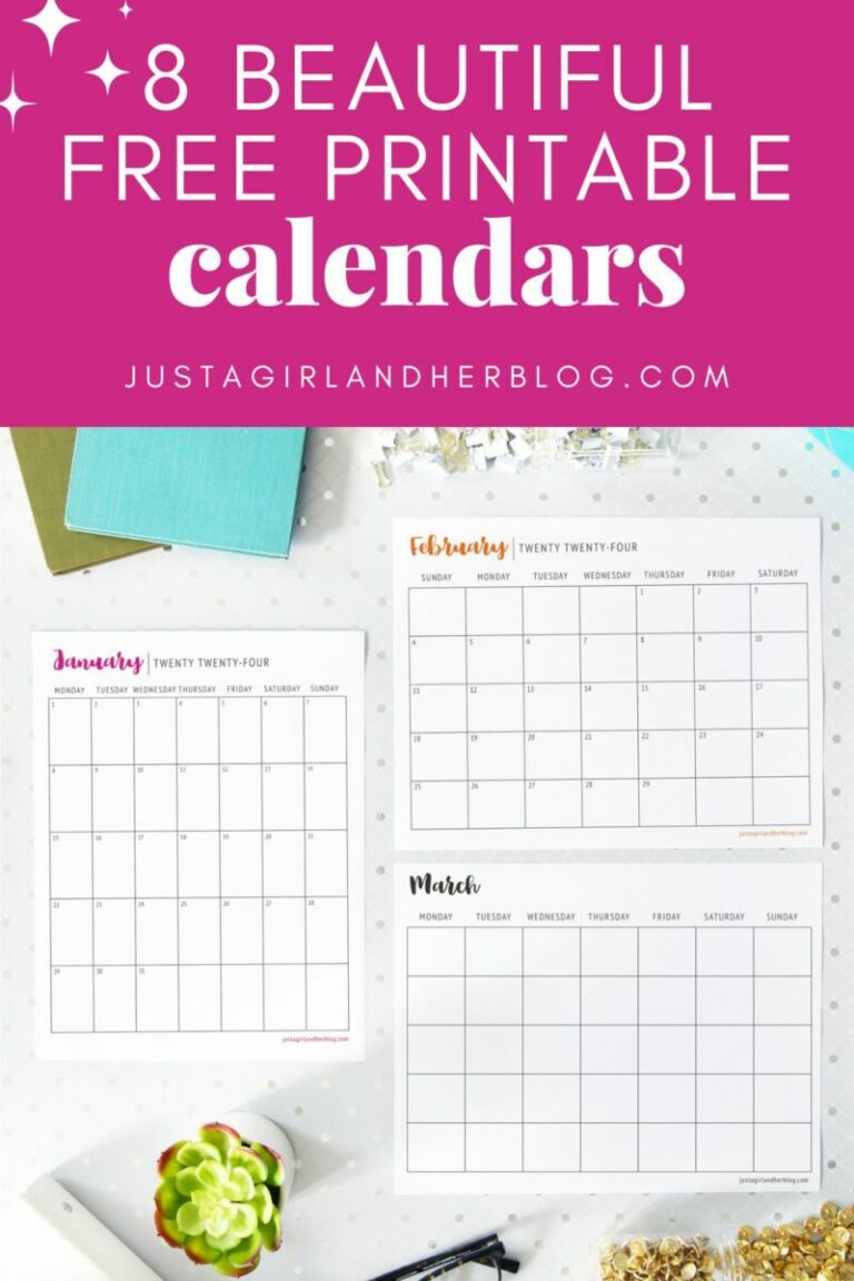 The Ultimate Guide to Free Printable Calendars