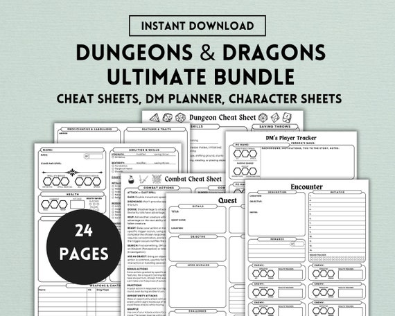 The Ultimate Guide to Printable 5e Character Sheets: Enhancing Your D&D Experience