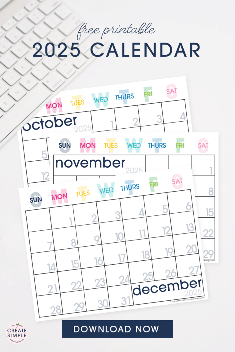 The Ultimate Guide to Printable Calendars for 2025: Design, Customization, and More