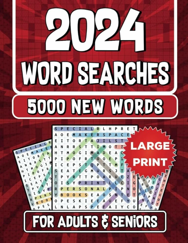 The Ultimate Guide to Printable Word Search Books: Your Path to Cognitive Enhancement and Relaxation