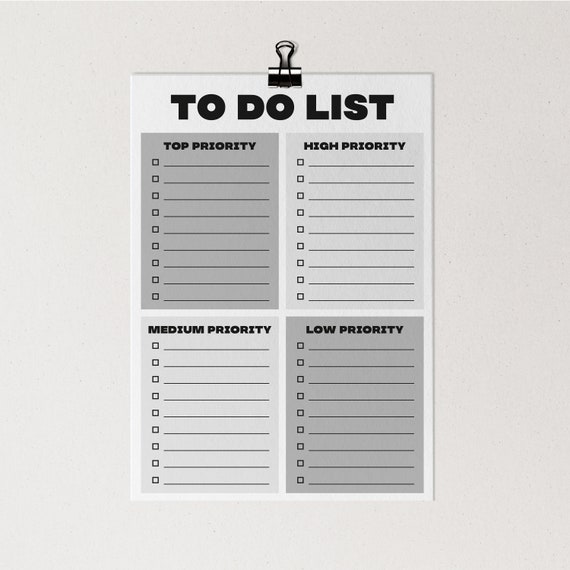 To Do List Printable: The Ultimate Guide to Boosting Productivity