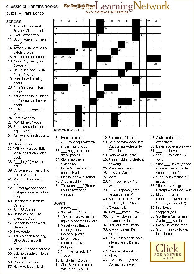 Today’s Printable Crossword Puzzle: Solve, Learn, and Connect