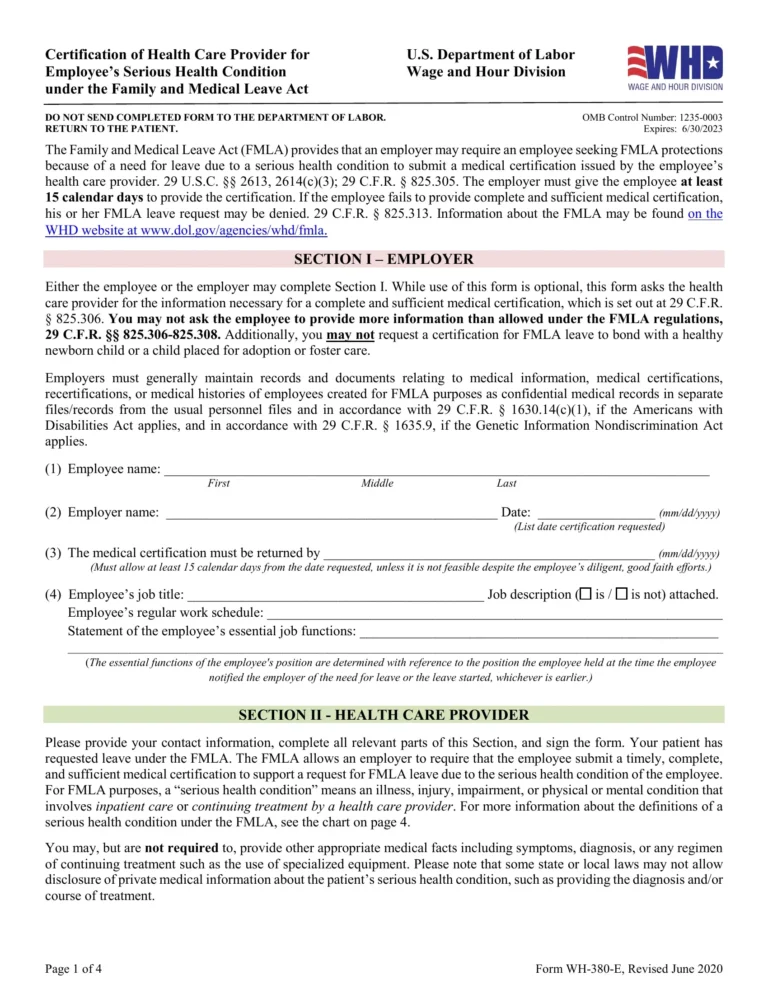 Understanding and Utilizing the Printable Form Wh 380 E