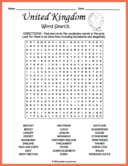 Unveiling the UK’s Word Search Printable Market: Insights, Trends, and Opportunities