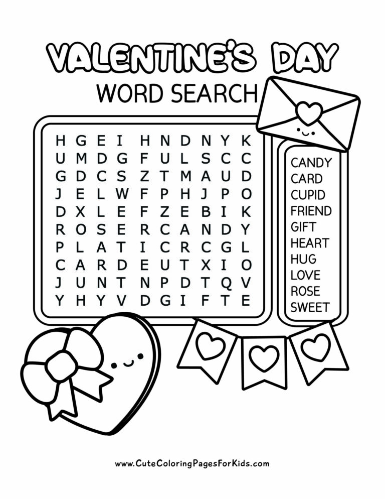 Valentine’s Day Printable Word Search: A Fun and Educational Activity for All