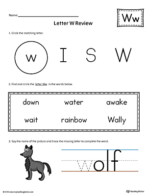W Printable Worksheets: A Comprehensive Guide to Enhance Learning