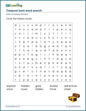 Word Search For 3rd Graders Printable: A Fun and Educational Activity