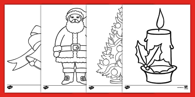 Xmas Colouring Pages Printable: Fun and Educational Festive Activities