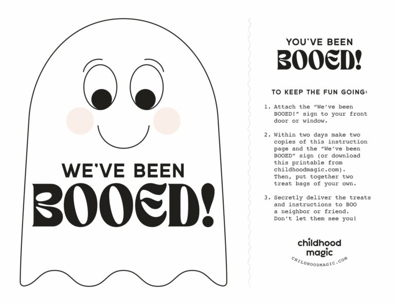 You’ve Been Booed Printable PDF Free: Spooktacular Fun for All Ages