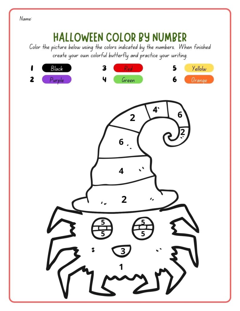 12 Free Printable Halloween Worksheets For Kindergarten Kids Play And 