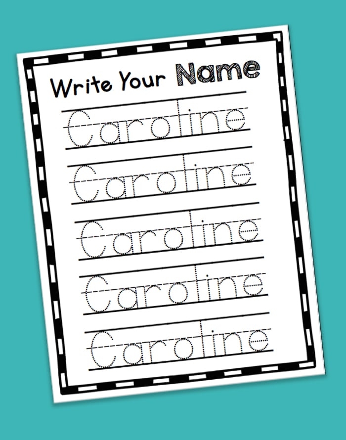 19 Free Printable Name Writing Practice Worksheets Kids Activities Blog