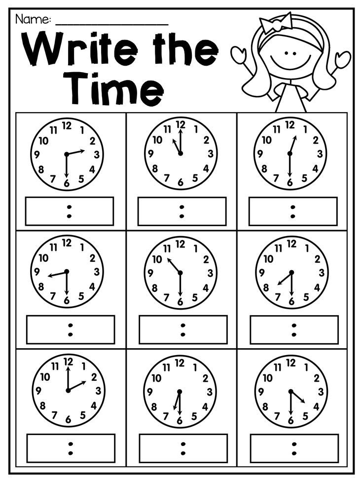 1st Grade Clock Worksheets Free