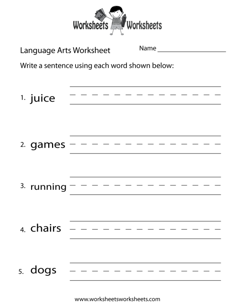 1st Grade Ela Worksheet