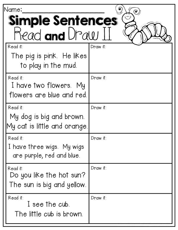 1st Grade English Worksheet