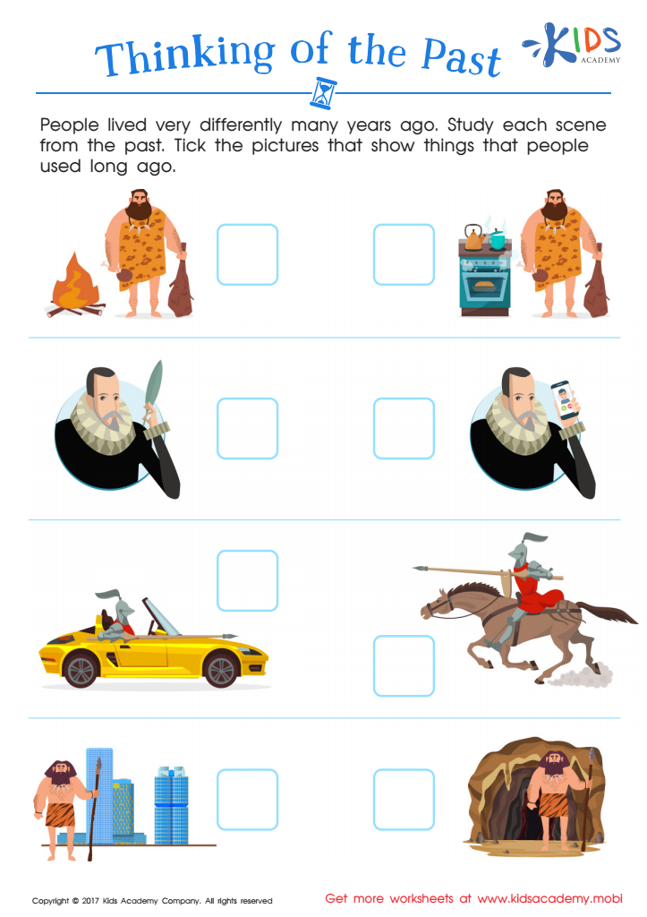 1st Grade History Worksheets